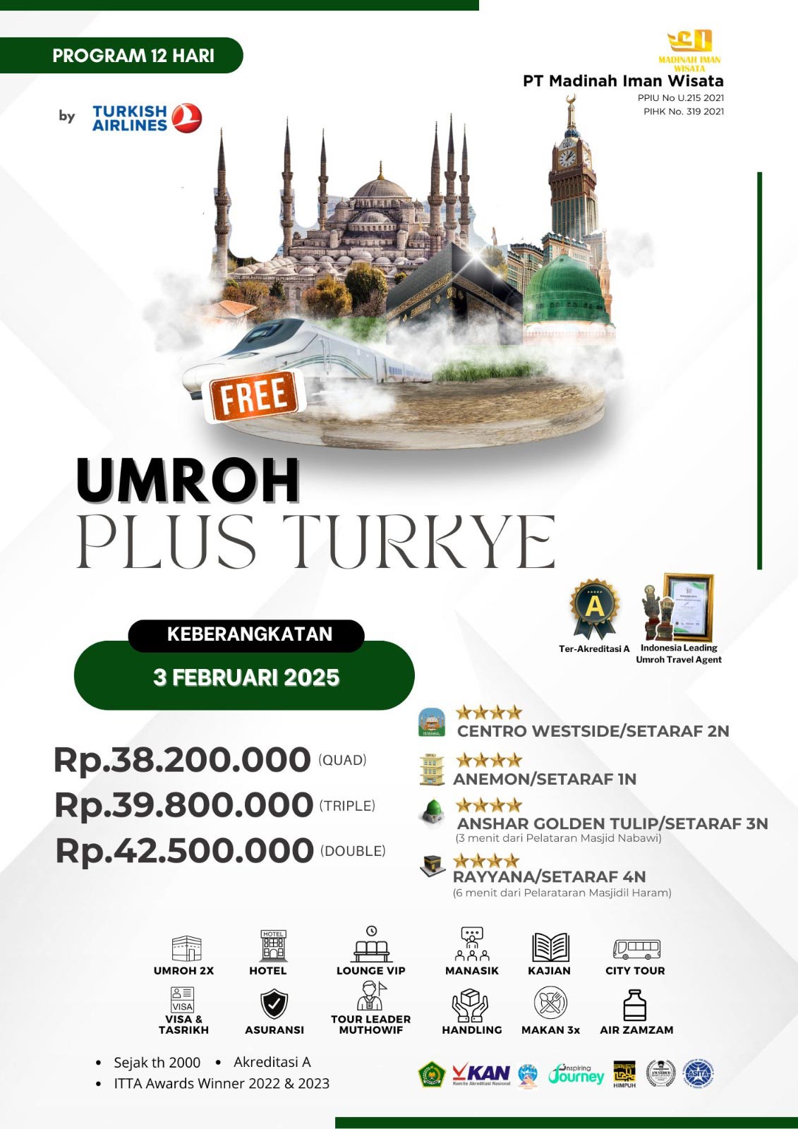 Rumah umroh Bogor PT. MADINAH IMAN WISATA