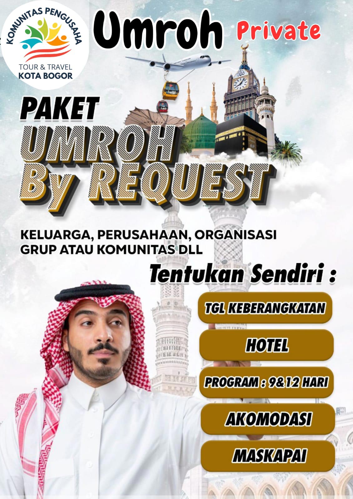 Rumah umroh Bogor PT. MADINAH IMAN WISATA