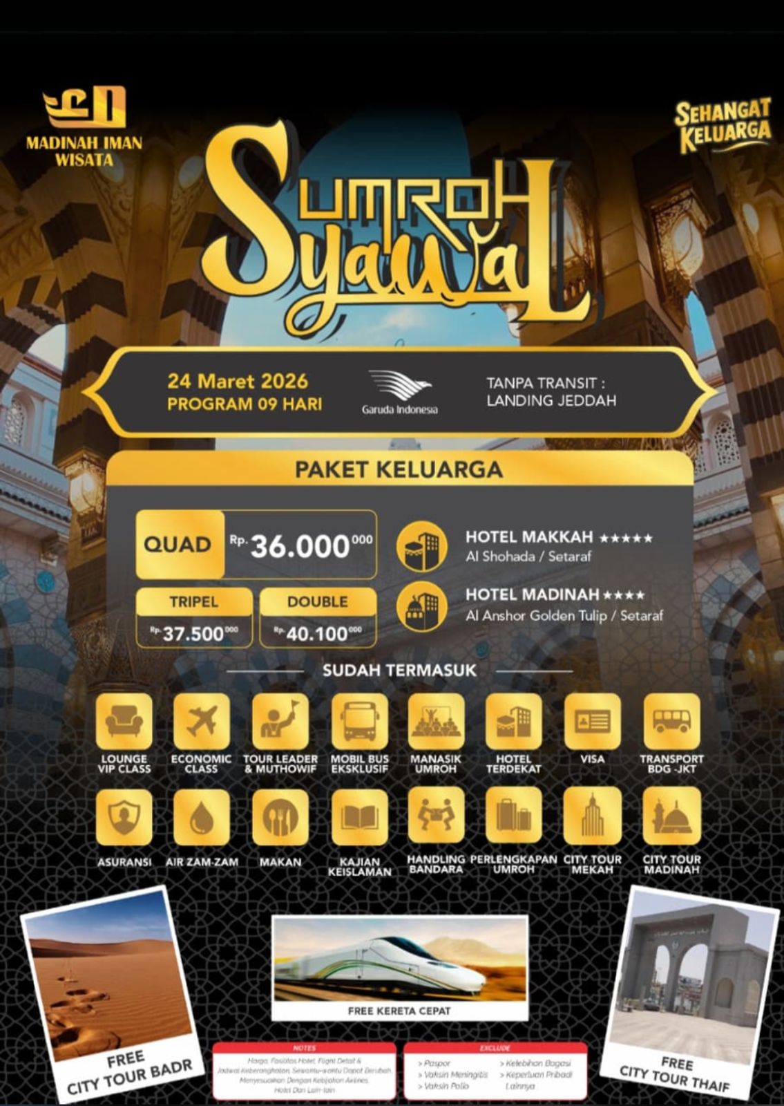 Rumah umroh Bogor PT. MADINAH IMAN WISATA