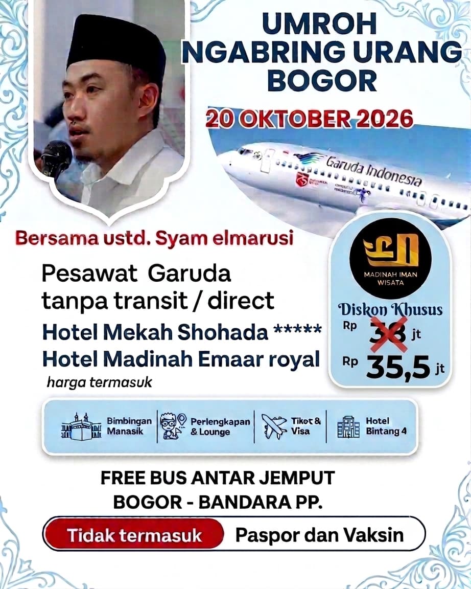 Rumah umroh Bogor PT. MADINAH IMAN WISATA