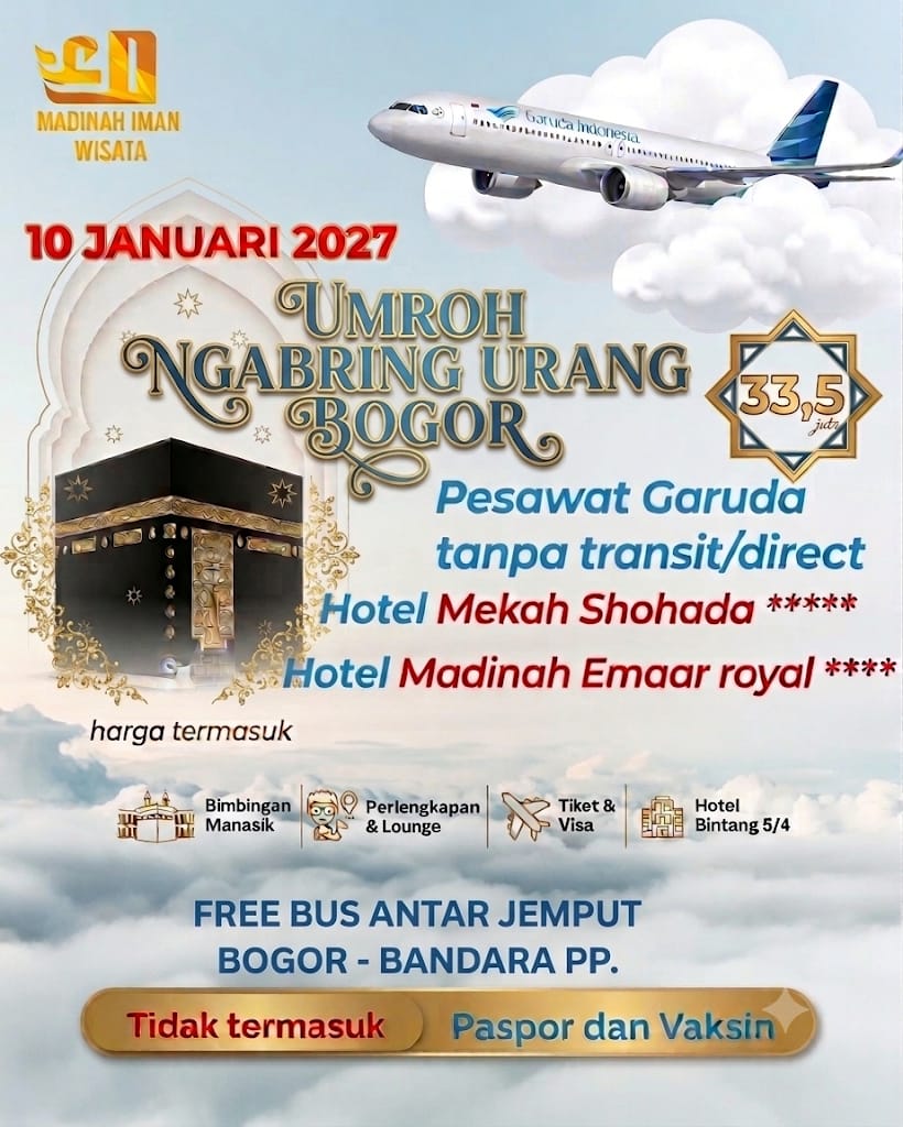 Rumah umroh Bogor PT. MADINAH IMAN WISATA